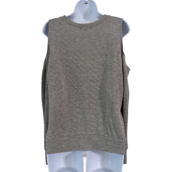 LNA Cold Shoulder Gray Top Size S Please see measurements 👇 - Picture 5 of 5
